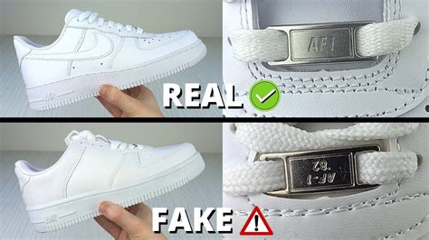 nike air force 1 original vs fake|air force 1 genuine check.